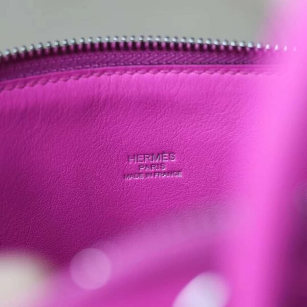HERMES Bolide 25CM Bag Swift Leather 9i Magnolia Silver Hardware
