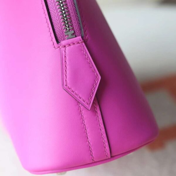 HERMES Bolide 25CM Bag Swift Leather 9i Magnolia Silver Hardware