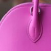 HERMES Bolide 25CM Bag Swift Leather 9i Magnolia Silver Hardware