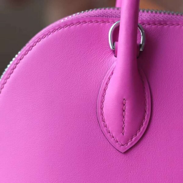 HERMES Bolide 25CM Bag Swift Leather 9i Magnolia Silver Hardware