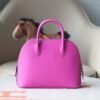HERMES Bolide 25CM Bag Swift Leather 9i Magnolia Silver Hardware