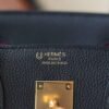 HERMES Birkin 30CM Bag Togo 89 Noir/9i Magnolia Stamp W GHW