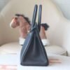 HERMES Birkin 30CM Bag Togo 89 Noir/9i Magnolia Stamp W GHW