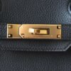 HERMES Birkin 30CM Bag Togo 89 Noir/9i Magnolia Stamp W GHW