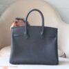 HERMES Birkin 30CM Bag Togo 89 Noir/9i Magnolia Stamp W GHW