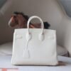 HERMES Birkin Shadow 25CM Swift Leather I2 Nata Stamp W
