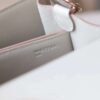 HERMES Roulis 19CM Evercolor Leather 8L Beton Rose Gold Hardware