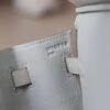 HERMES Birkin 25CM Bag 80 Pearl Grey Stamp W Ostrich Leather PHW