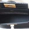 HERMES Kelly Mini24*24 Voluptot CK89 Noir/Matter Crocodile GHW