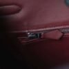 HERMES Birkin 35CM Swift Noir/Roguh H Stamp X Silver Hardware