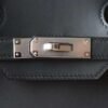 HERMES Birkin 35CM Swift Noir/Roguh H Stamp X Silver Hardware