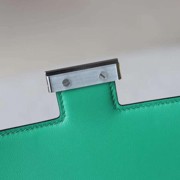 HERMES Constance 19CM Chever Bag Vert Fizz/Vert Deau PHW Hardware