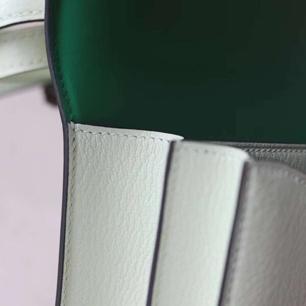 HERMES Constance 19CM Chever Bag Vert Fizz/Vert Deau PHW Hardware