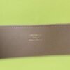 HERMES Halzan 25CM Swift 0M Chai/9R Lime Gold Hardware