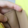HERMES Halzan 25CM Swift 0M Chai/9R Lime Gold Hardware