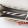HERMES Roulis 19CM Evercolor Leather 10 Craie Light Gold Hardware