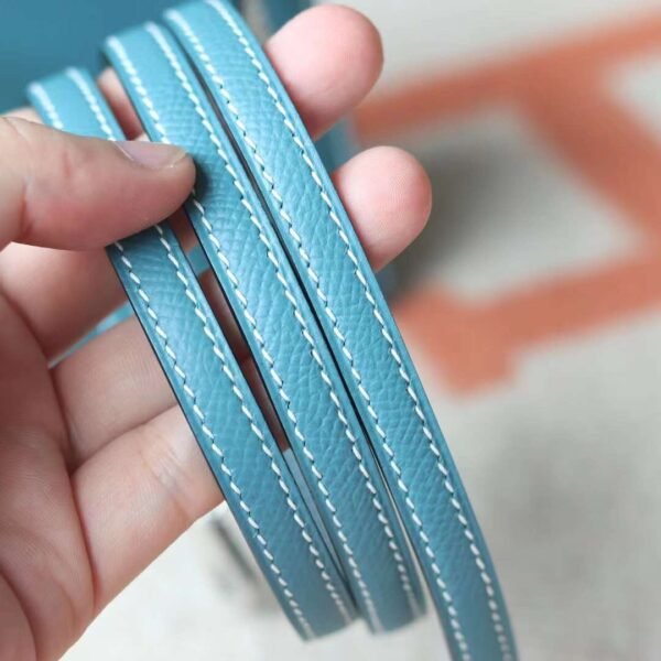 HERMES Mini Kelly ll 19CM New Color D2 Blue Jean Epsom Leather PHW