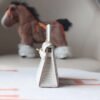 HERMES Mini Kelly ll 19CM Bag 8L Beton Matter Crocodile GHW
