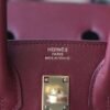 HERMES Birkin 25CM Sellier 55 Roguh H Stamp W Gold Hardware