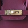 HERMES Birkin 25CM Sellier 55 Roguh H Stamp W Gold Hardware