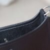 HERMES Mini Evelyn CK89 Black TC Leather Silver Hardware