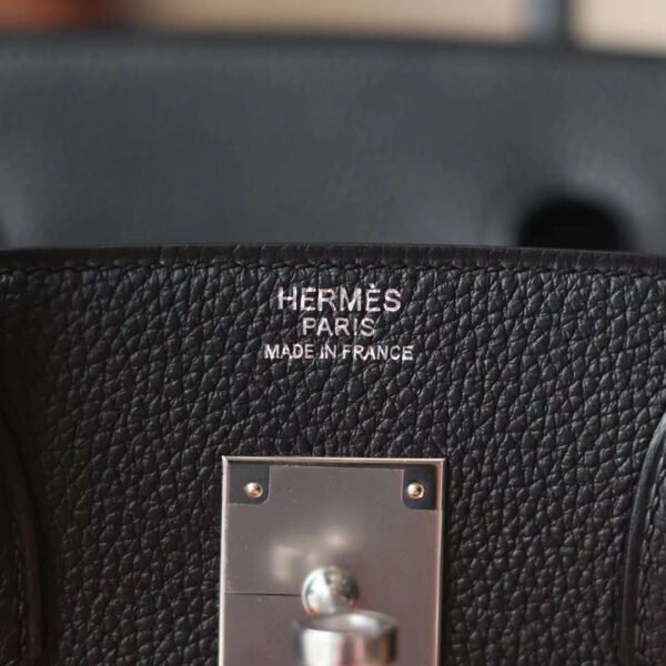 HERMES Birkin 30CM Togo Leather CK89 Black PHW Hardware