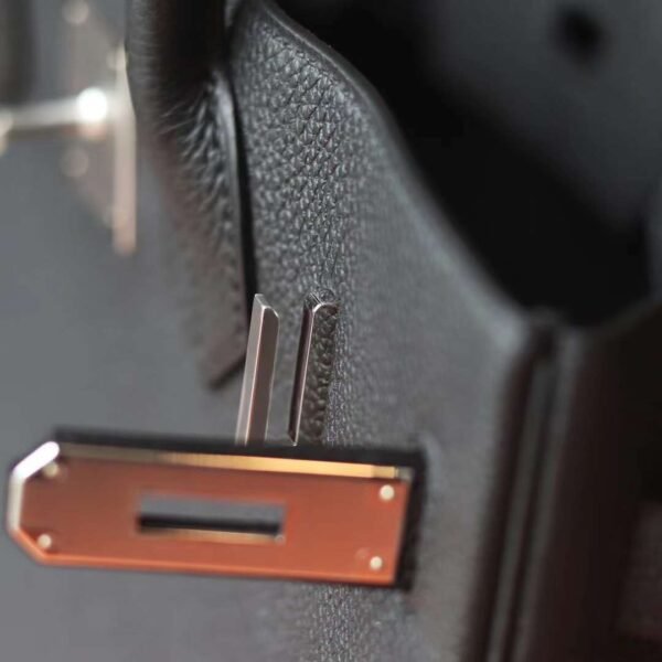 HERMES Birkin 30CM Togo Leather CK89 Black PHW Hardware