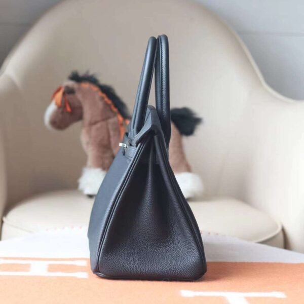 HERMES Birkin 30CM Togo Leather CK89 Black PHW Hardware