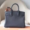 HERMES Birkin 30CM Togo Leather CK89 Black PHW Hardware