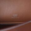 HERMES Kelly Pochette 22CM Swift Leather Gold PHW Hardware