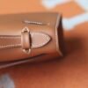 HERMES Kelly Pochette 22CM Swift Leather Gold PHW Hardware