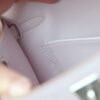 HERMES Kelly Pochette 22CM Mauve Pale Swift Leather PHW
