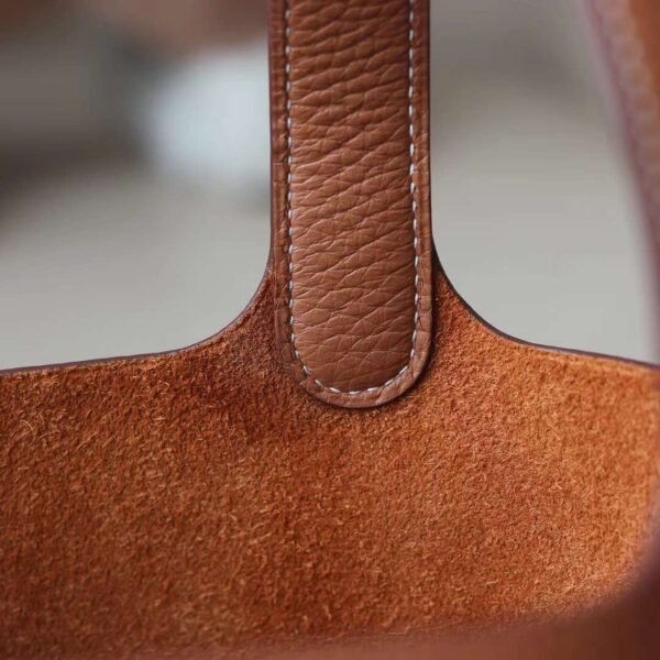 HERMES Picotin 18CM CK37 Gold Clememce Leather GHW