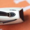 HERMES Sellier Kelly 19CM Craie/Noir Epsom Leather Light Gold