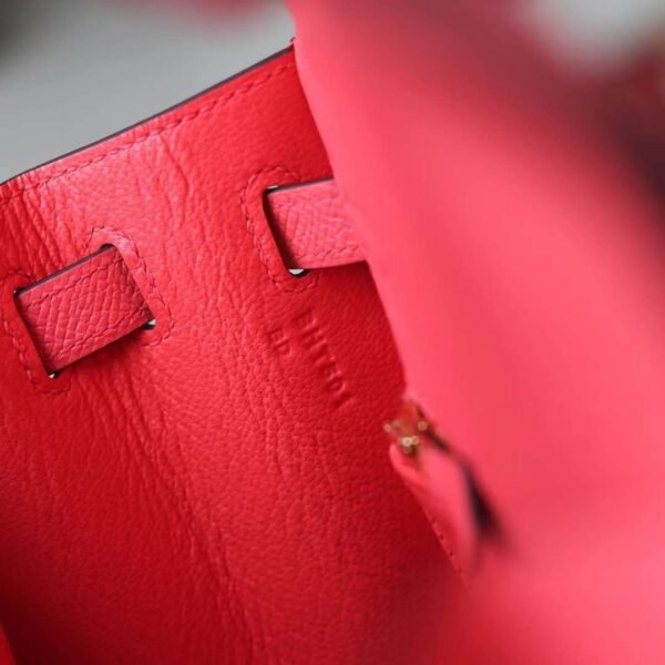 HERMES Kelly 25CM Epsom T5 Rose Jaipur Sellier GHW