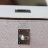 HERMES Kelly 25CM Epsom 09 Mauve Pale Sellier PHW Hardware
