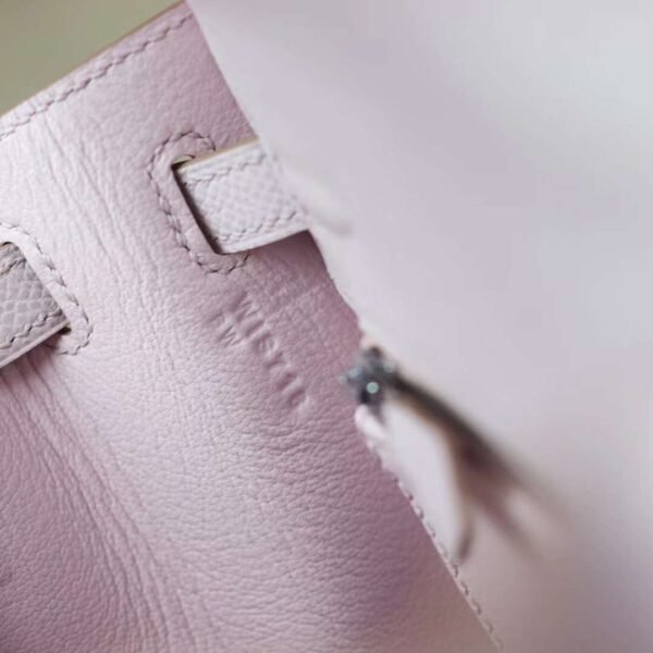 HERMES Kelly 25CM Epsom 09 Mauve Pale Sellier PHW Hardware