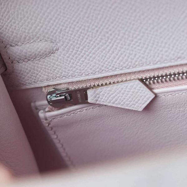 HERMES Kelly 25CM Epsom 09 Mauve Pale Sellier PHW Hardware
