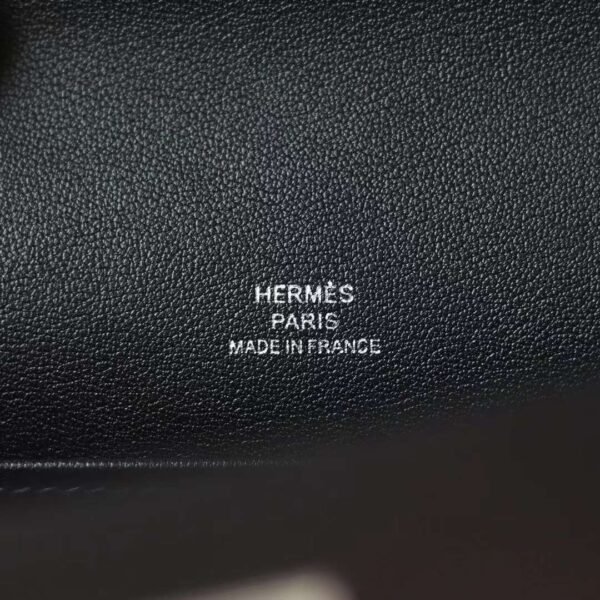 HERMES Kelly Pochette 22CM Swift CK89 Black PHW Hardware