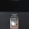 HERMES Kelly 25CM Selling Box 89 Noir Silver Hardware