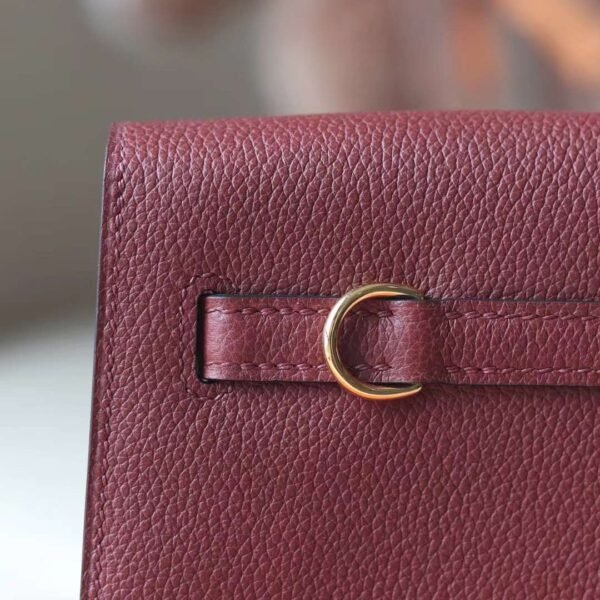 HERMES Kelly Danse Evercolor 55 Rough H Gold Hardware