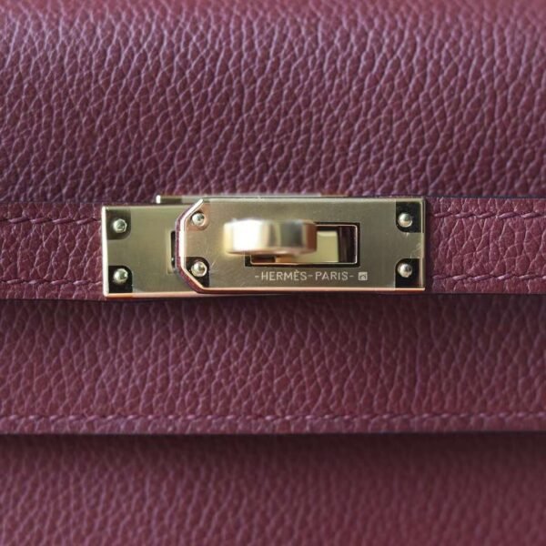 HERMES Kelly Danse Evercolor 55 Rough H Gold Hardware