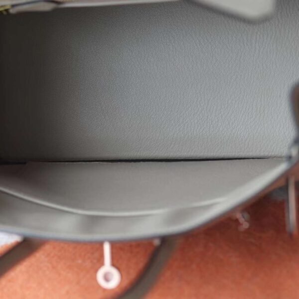 HERMES Birkin 25CM Togo Gris Tourterelle Rose Gold Hardware