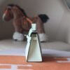 HERMES Kelly Pochette 22CM 0S Vert Fizz Swift Leather PHW
