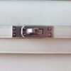 HERMES Kelly Pochette 22CM 0S Vert Fizz Swift Leather PHW