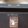 HERMES Mini Kelly ll 19CM Special Order HSS White Line/Black PHW