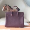 HERMES Birkin 25CM 57 Bordeaux Togo Leather GHW