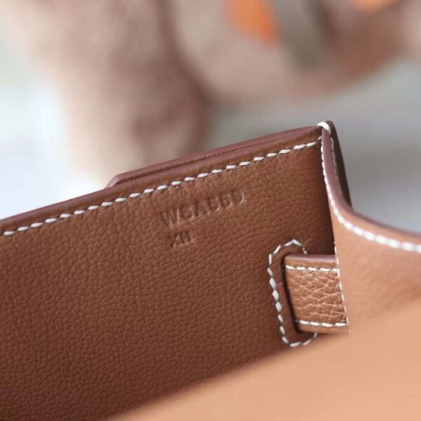 HERMES Kelly Depeches 25CM Togo CK37 Gold PHW Hardware