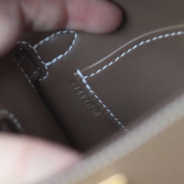HERMES Mini Kelly ll CK18 Etoupe 19CM Epsom GHW
