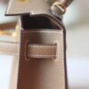 HERMES Mini Kelly ll CK18 Etoupe 19CM Epsom GHW